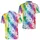 Vibrant Rainbow Paint Splash Pride Celebration Style For LGBTQ+ Adults At Festivals Men's Polo Shirt - 2
