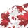 Red Maple Leaves for Canada Day Celebrations and Outdoor Golf Style for Canadians Men's Polo Shirt - 6