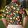 Colorful Tropical Fruit Theme for Summer Vacations, Resort Days, and Golf Outings for Women Men's Polo Shirt - 5