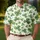 Green Shamrock Clover Motif for St. Patrick’s Day Celebration and Irish Heritage Men's Polo Shirt - 4