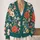 Botanical Floral Blooms for Relaxed Autumn Layering and Everyday Women's Weekend Style All-over Print Knitted Cardigan - 2
