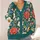 Botanical Floral Blooms for Relaxed Autumn Layering and Everyday Women's Weekend Style All-over Print Knitted Cardigan - 4