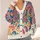 Colorful Paisley Swirls for Creative Everyday Layering, Travel, and Weekend Style All-over Print Knitted Cardigan - 4