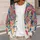 Colorful Paisley Swirls for Creative Everyday Layering, Travel, and Weekend Style All-over Print Knitted Cardigan - 5