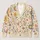 Celestial Moon Floral Motifs for Bohemian Everyday Layering and Relaxed Weekend Wear All-over Print Knitted Cardigan - 1