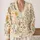 Celestial Moon Floral Motifs for Bohemian Everyday Layering and Relaxed Weekend Wear All-over Print Knitted Cardigan - 2