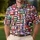 International Flag Mosaic For World Travel Adventures, Cultural Study, And History Lovers Men's Polo Shirt - 4