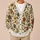 Botanical Bee Floral Meadow Garden Style for Everyday Layering and Weekend Outings All-over Print Knitted Cardigan - 6