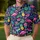 Neon Flamingo Tropical Nights For Cruise Vacations And Beach Parties For Summer Travel Men's Polo Shirt - 4