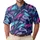 Retro Neon Golf Club Brush Strokes for Weekend Fairways and Team Outings, Men Women Men's Polo Shirt - 1