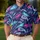 Retro Neon Golf Club Brush Strokes for Weekend Fairways and Team Outings, Men Women Men's Polo Shirt - 4