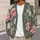 Blush Peony Florals for Relaxed Everyday Layering, Feminine Streetwear for Women All-over Print Knitted Cardigan - 5