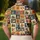 Autumn Woodland Animals, Pumpkins And Mushrooms For Cozy Fall Cabin Days Outdoors Men's Polo Shirt - 5