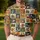 Autumn Woodland Animals, Pumpkins And Mushrooms For Cozy Fall Cabin Days Outdoors Men's Polo Shirt - 4