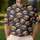 Cheeseburger Motifs for Summer Cookouts and Casual Food-Lover Gatherings for Burger Fans Men's Polo Shirt - 4