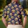Cheeseburger Motifs for Summer Cookouts and Casual Food-Lover Gatherings for Burger Fans Men's Polo Shirt - 5