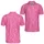Pink Golf Swing Motifs for Weekend Fairways and Casual Course Days for Golfers Men's Polo Shirt - 2
