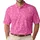 Pink Golf Swing Motifs for Weekend Fairways and Casual Course Days for Golfers Men's Polo Shirt - 1