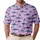 Ocean Shark Silhouettes for Coastal Golf Days and Summer Seaside Adventures Men's Polo Shirt - 1