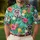 Tropical Raccoons, Hibiscus And Pineapple For Summer Golf And Vacation Fun For All Men's Polo Shirt - 4
