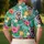 Tropical Raccoons, Hibiscus And Pineapple For Summer Golf And Vacation Fun For All Men's Polo Shirt - 5