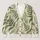 Green Fern Leaves for Nature Walks and Spring Layering, Women's Botanical Style Outfits All-over Print Knitted Cardigan - 1