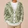 Green Fern Leaves for Nature Walks and Spring Layering, Women's Botanical Style Outfits All-over Print Knitted Cardigan - 6