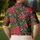 Red Poinsettia And Evergreen Foliage For Christmas Holiday Golf Style For Elegant Women Men's Polo Shirt - 5