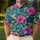 Purple Hibiscus Golf Style With Tropical Blooms For Women’s Tennis And Resort Wear Men's Polo Shirt - 4