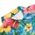 Tropical Hibiscus Floral Blue Beach Golf Style for Summer Tennis and Resort Days Men's Polo Shirt - 6