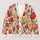 Watercolor Tulip Garden With Rich Jewel Blooms For Autumn Layering And Everyday Style All-over Print Knitted Cardigan - 1