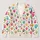 Colorful Paw Print Motifs For Everyday Pet Lover Style And Youthful Spring Layering All-over Print Knitted Cardigan - 1
