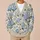 Blue Hydrangea And Sage Botanical Motifs For Relaxed Everyday Layering And Cottage Style All-over Print Knitted Cardigan - 6