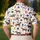 Colorful Equestrian Horse Motifs for Race Day Style and Stable Life Enthusiasts Men's Polo Shirt - 5