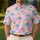Pink Banana Palm Trees for Sunny Beach Holidays and Tropical Getaways for Women and Men Men's Polo Shirt - 4