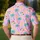 Pink Banana Palm Trees for Sunny Beach Holidays and Tropical Getaways for Women and Men Men's Polo Shirt - 5