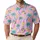 Pink Banana Palm Trees for Sunny Beach Holidays and Tropical Getaways for Women and Men Men's Polo Shirt - 1
