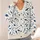 Indigo Fish Motif for Coastal Everyday Layering and Relaxed Women’s Weekend Style Outfits All-over Print Knitted Cardigan - 4