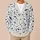 Indigo Fish Motif for Coastal Everyday Layering and Relaxed Women’s Weekend Style Outfits All-over Print Knitted Cardigan - 6