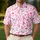 Pink Ribbon Breast Cancer Awareness Motifs for Support Events and Survivor Gifts Men's Polo Shirt - 4