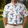 Colorful Hummingbird Motifs for Garden Days, Golf Rounds and Summer Nature Lovers Men's Polo Shirt - 4