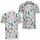Pink Flamingos, Cacti and Golf Carts for Tropical Summer Golf and Resort Escapes Men's Polo Shirt - 2