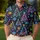 Neon 80s Christmas Trees for Festive Golf Days and Retro Holiday Celebrations Outdoors Men's Polo Shirt - 4
