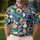 Retro Geometric Golf Style for Weekend Fairways and Resort Outings for Men and Travelers Men's Polo Shirt - 4