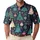 Retro Christmas Trees and Snowflakes for Festive Holiday Golf Style and Winter Cheer Men's Polo Shirt - 1