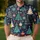Retro Christmas Trees and Snowflakes for Festive Holiday Golf Style and Winter Cheer Men's Polo Shirt - 4