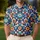 Moroccan Mosaic Geometry for Resort Travel and Weekend Golf Style for Confident Modern Men Men's Polo Shirt - 4