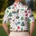 Retro Christmas Golf Icons for Festive Holiday Fairways and Winter Rounds with 80s Cheer Men's Polo Shirt - 5