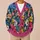 Colorful Floral Garden Blooms for Everyday Layering, Weekend Style, and Casual Womenswear All-over Print Knitted Cardigan - 6