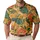 Retro 1970s Botanical Motifs for Sunny Golf Days, Resort Weekends, and Vacations Men's Polo Shirt - 1